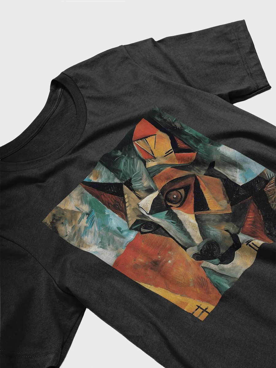 Cubist Dog T-Shirt | Abstract Art Dog Lover Tee | Unique Gift for Pet Owners and Art Fans product image (3)