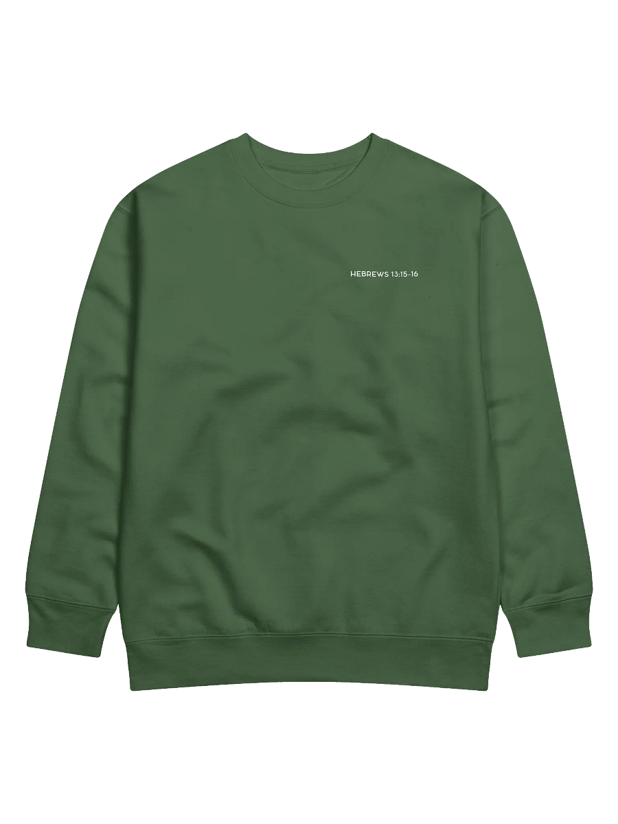 Hebrews 13:15-16 Sweatshirt product image (1)