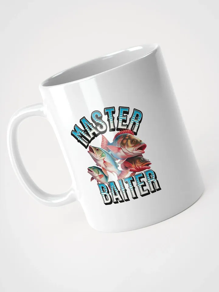 Master Baiter Fishing White Glossy Mug product image (2)