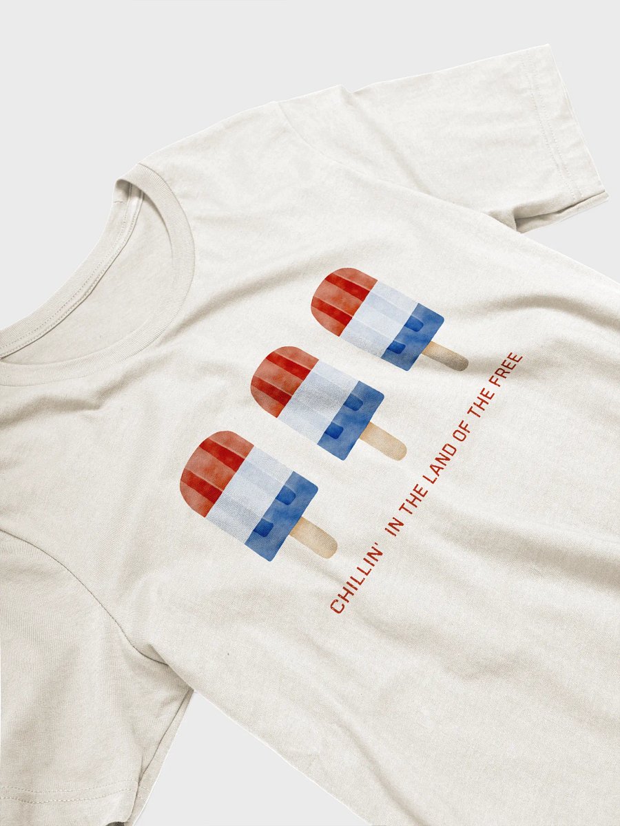 Chillin’ in the Land of the Free – Patriotic Popsicle Tee product image (3)