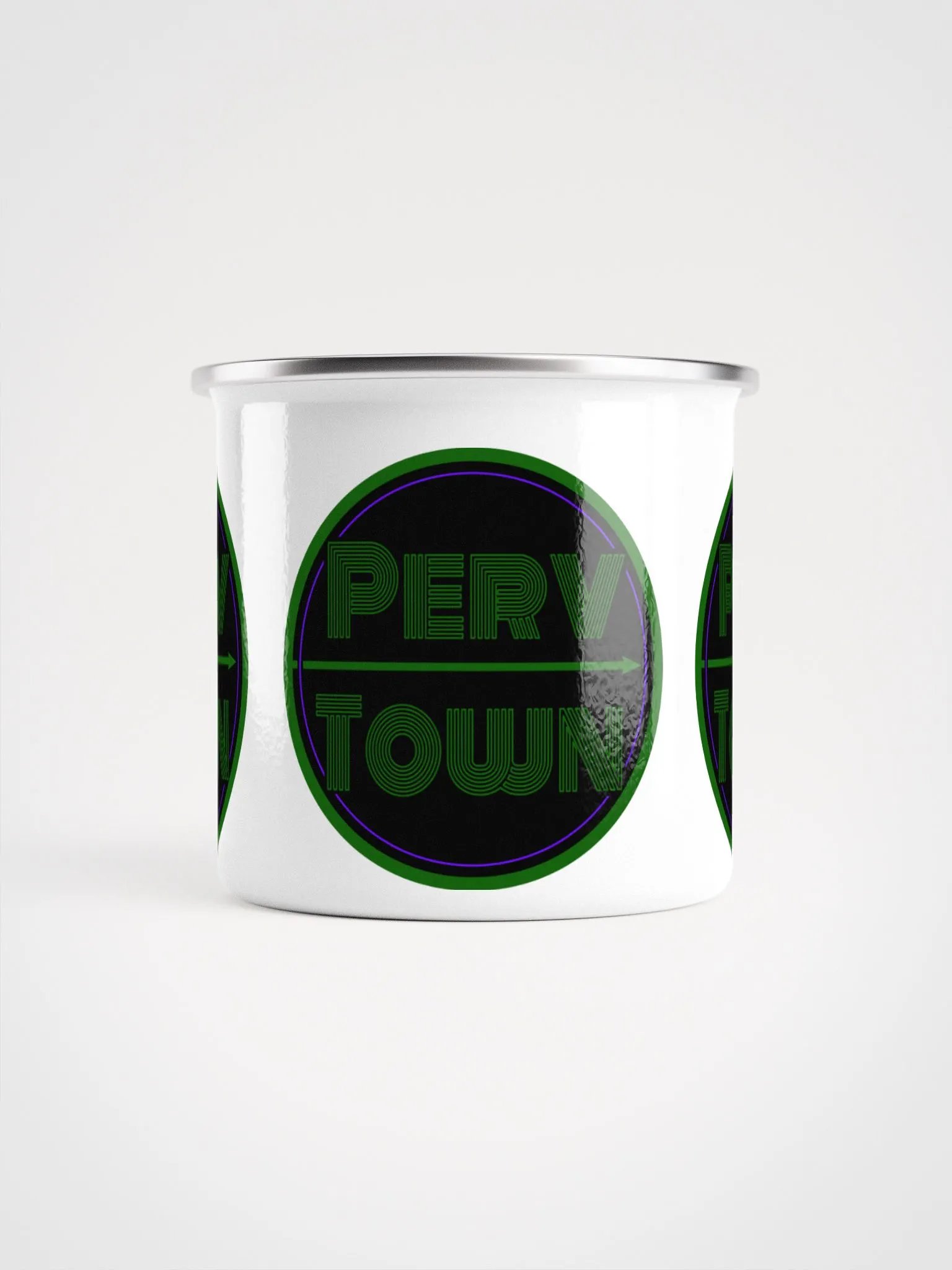 PERV TOWN Enamel Mug | EU & US product image (2)