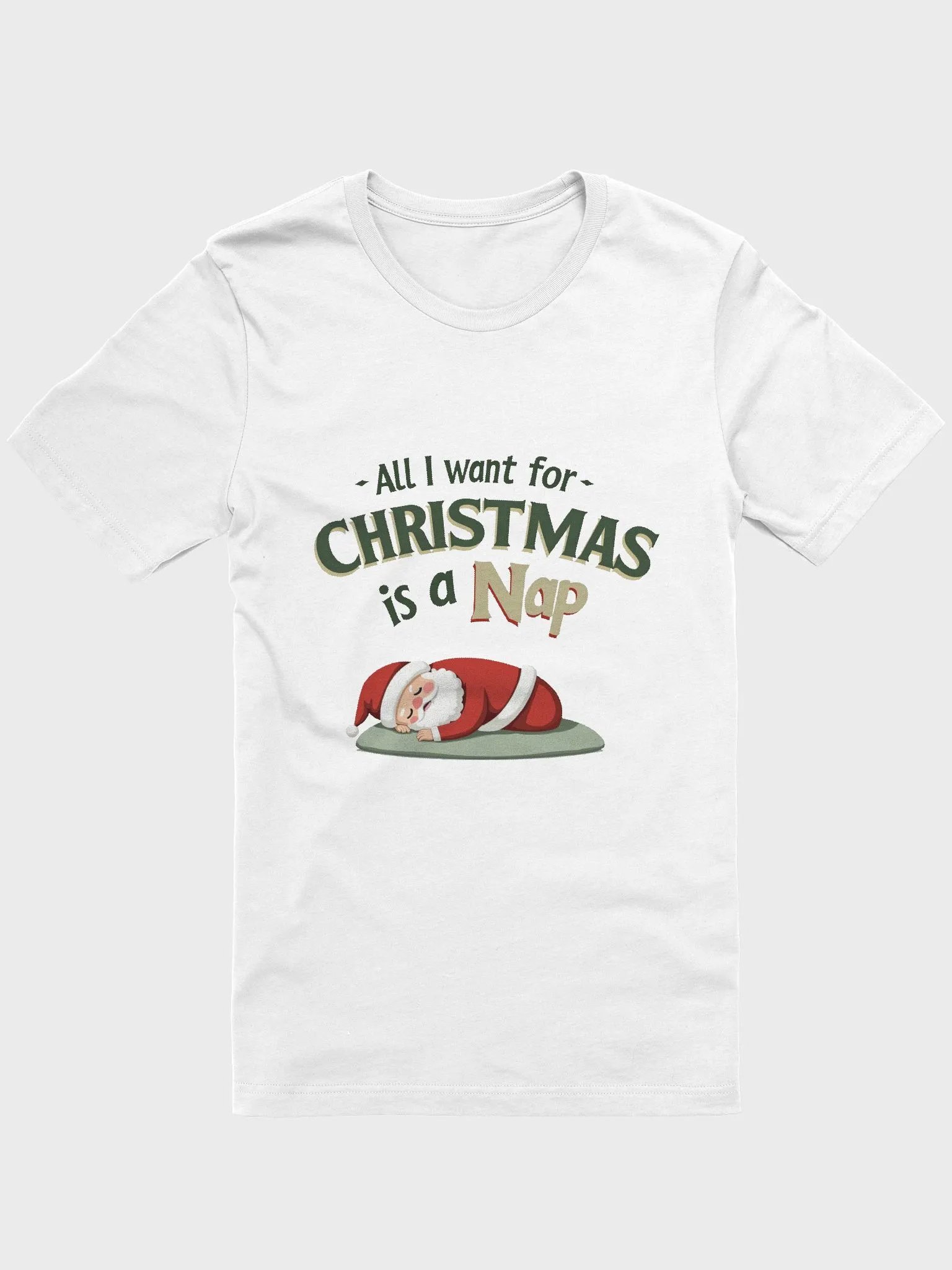 Santa's Christmas Nap T-Shirt product image (5)