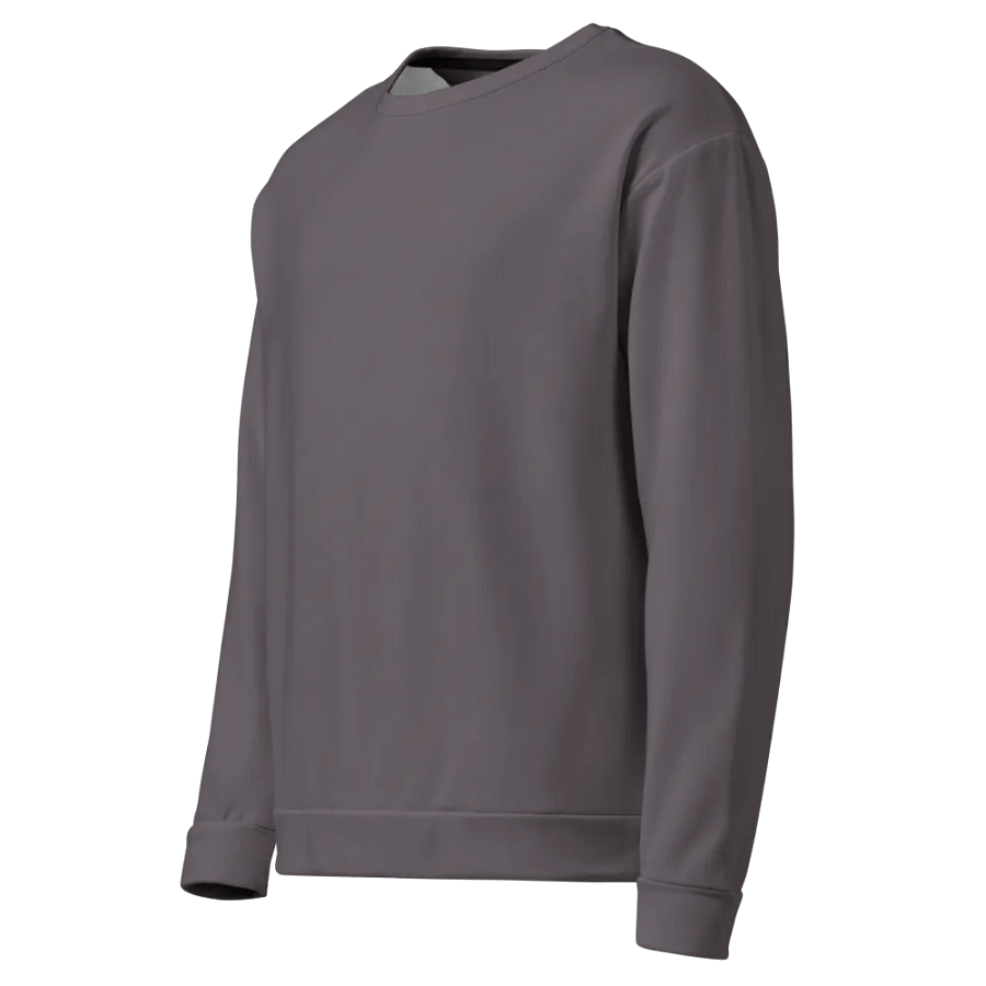 Plain Dark Brown Light Summer Unisex Recycled Polyester Heavyweight Premium Sweatshirt by Treasure Pie product image (3)