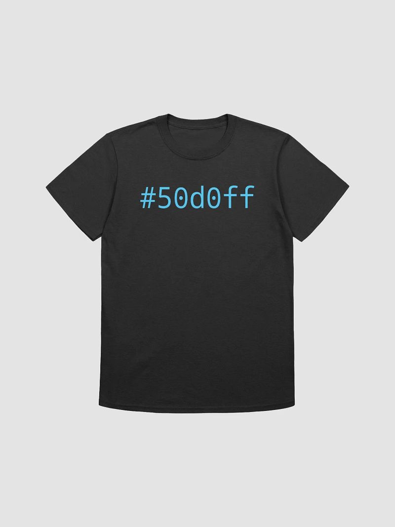 RUDE HEX CODE - #50d0ff -text (Gildan Softstyle)