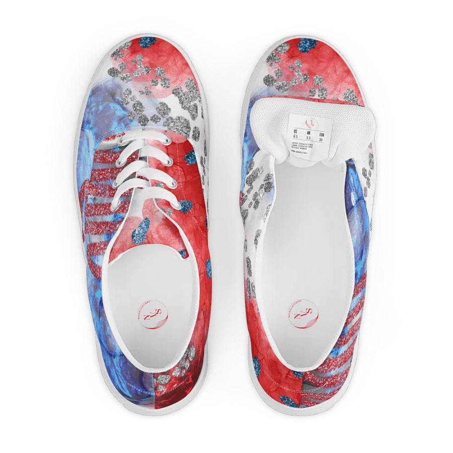 Womens Patriotic Laced Up Shoes product image (6)