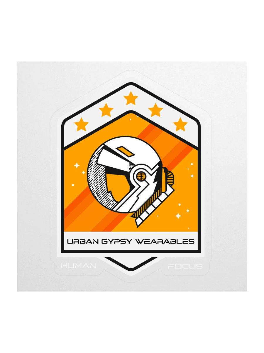 Human Focus Space Emblem Sticker product image (1)