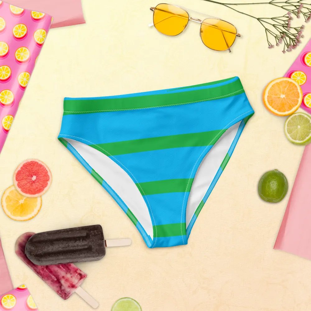 8-Bit Recycled High Waisted Bikini Bottom product image (7)
