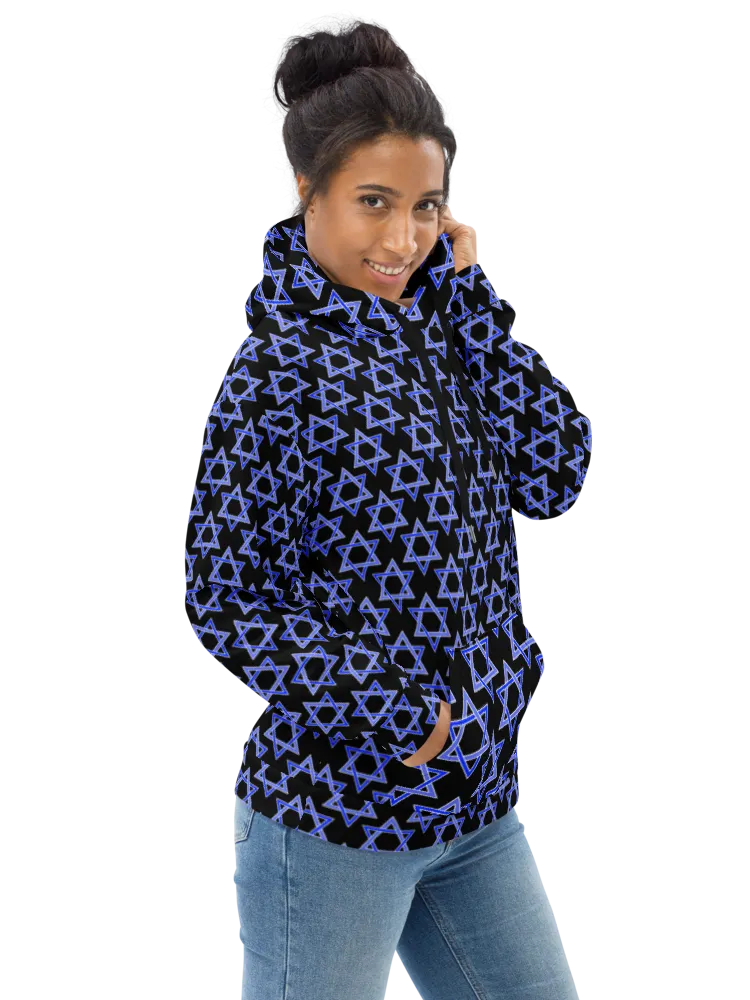 Star of top david hoodie