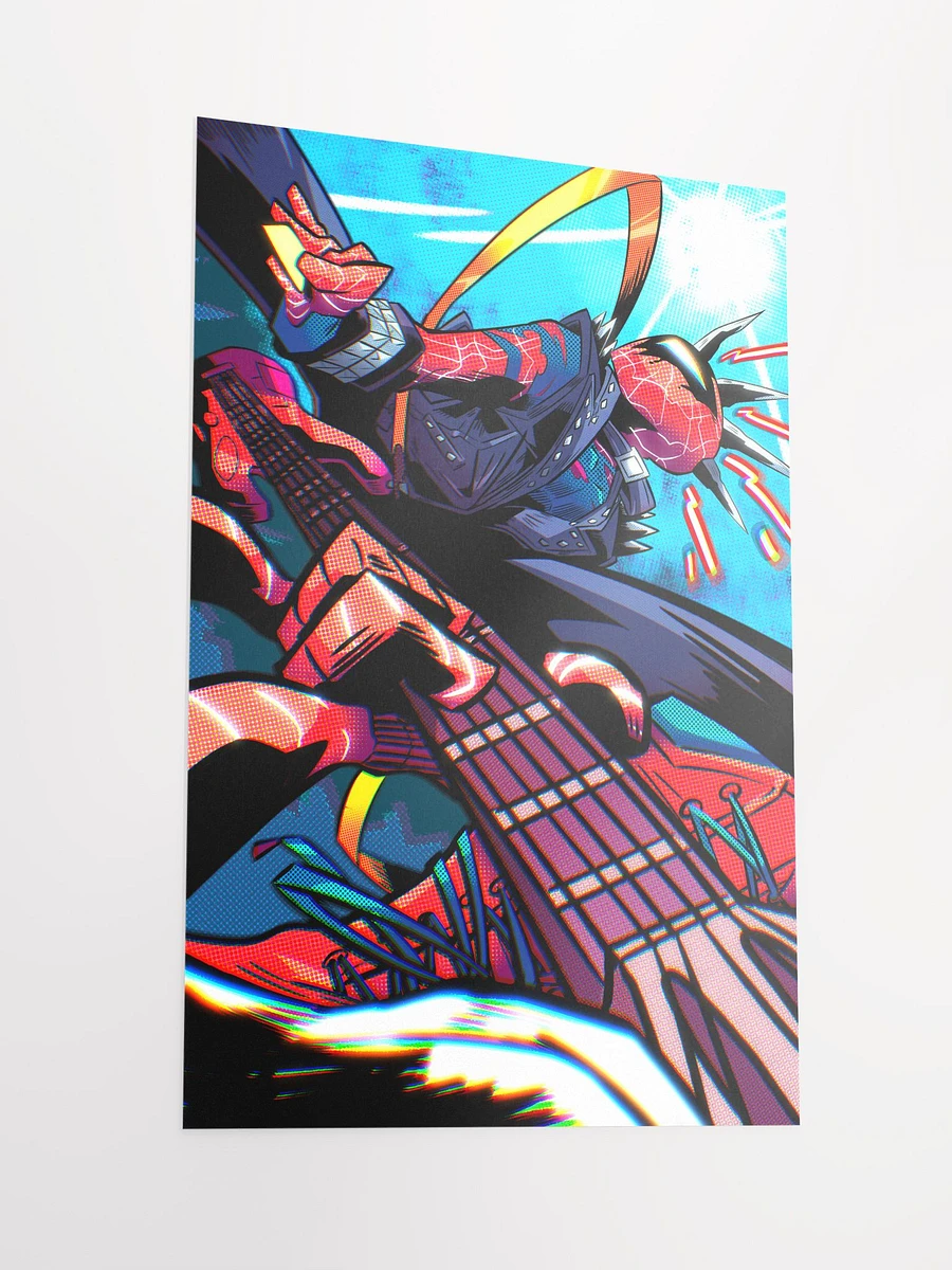 ANARACHNID PRINT - OLD SKOOL RED & BLUE product image (2)