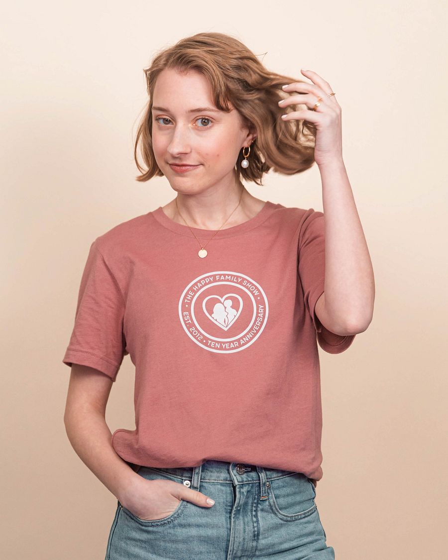 HappyFamilyShow 10 Year Anniversary T-shirt product image (1)