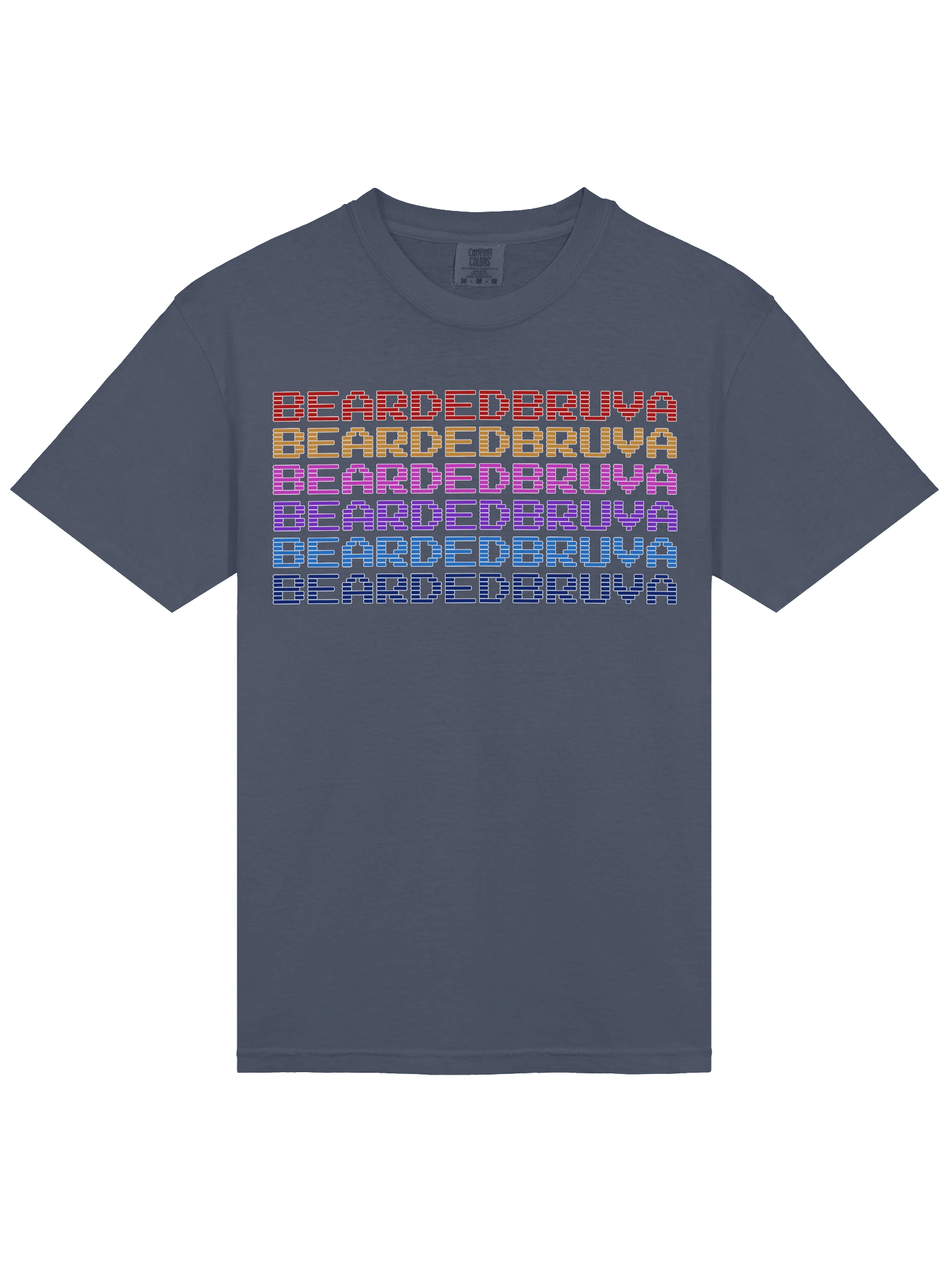 BeardedBruva Color Grid T-Shirt product image (30)