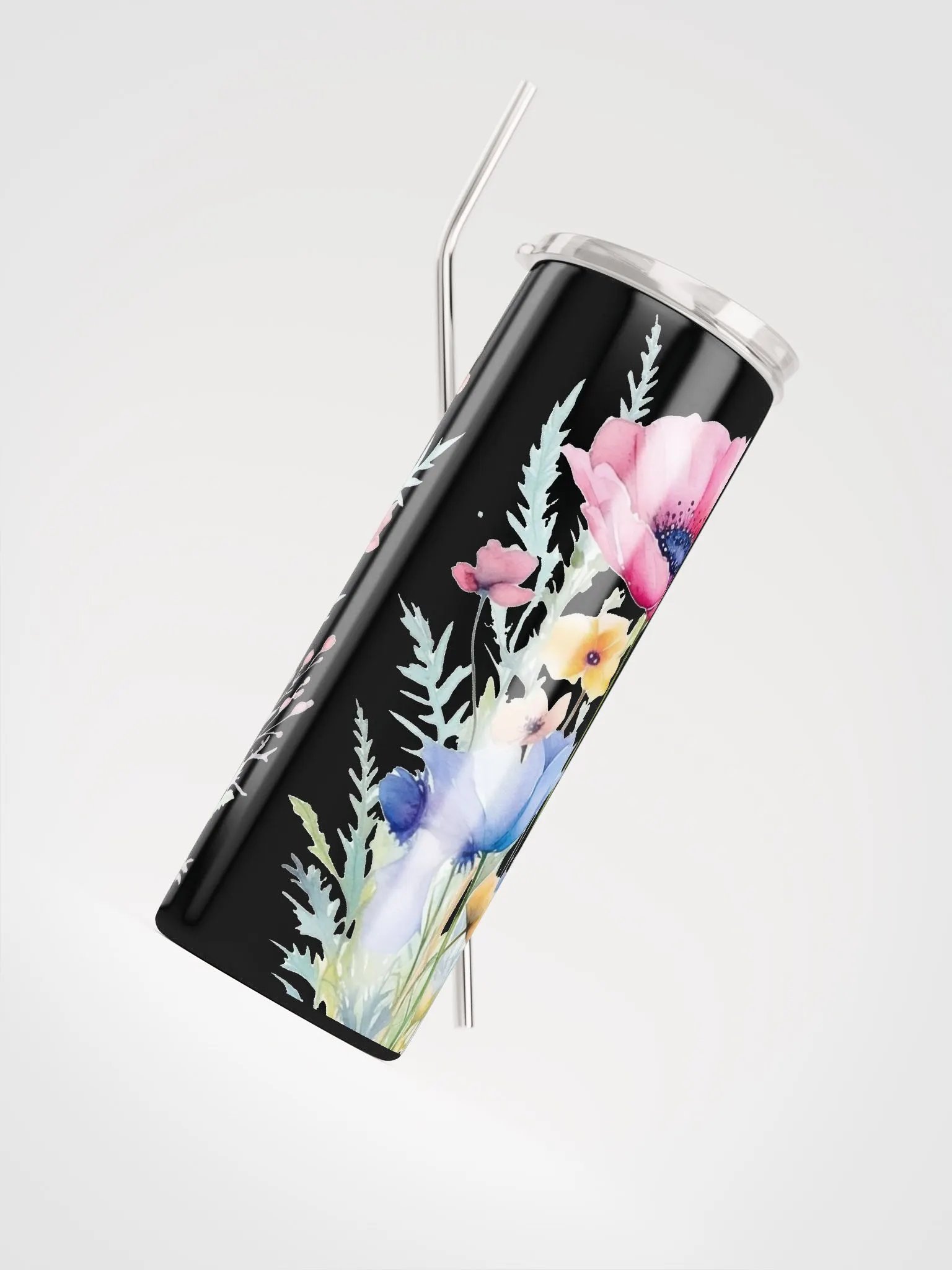 Blue Watercolor 20oz Tumbler product image (5)