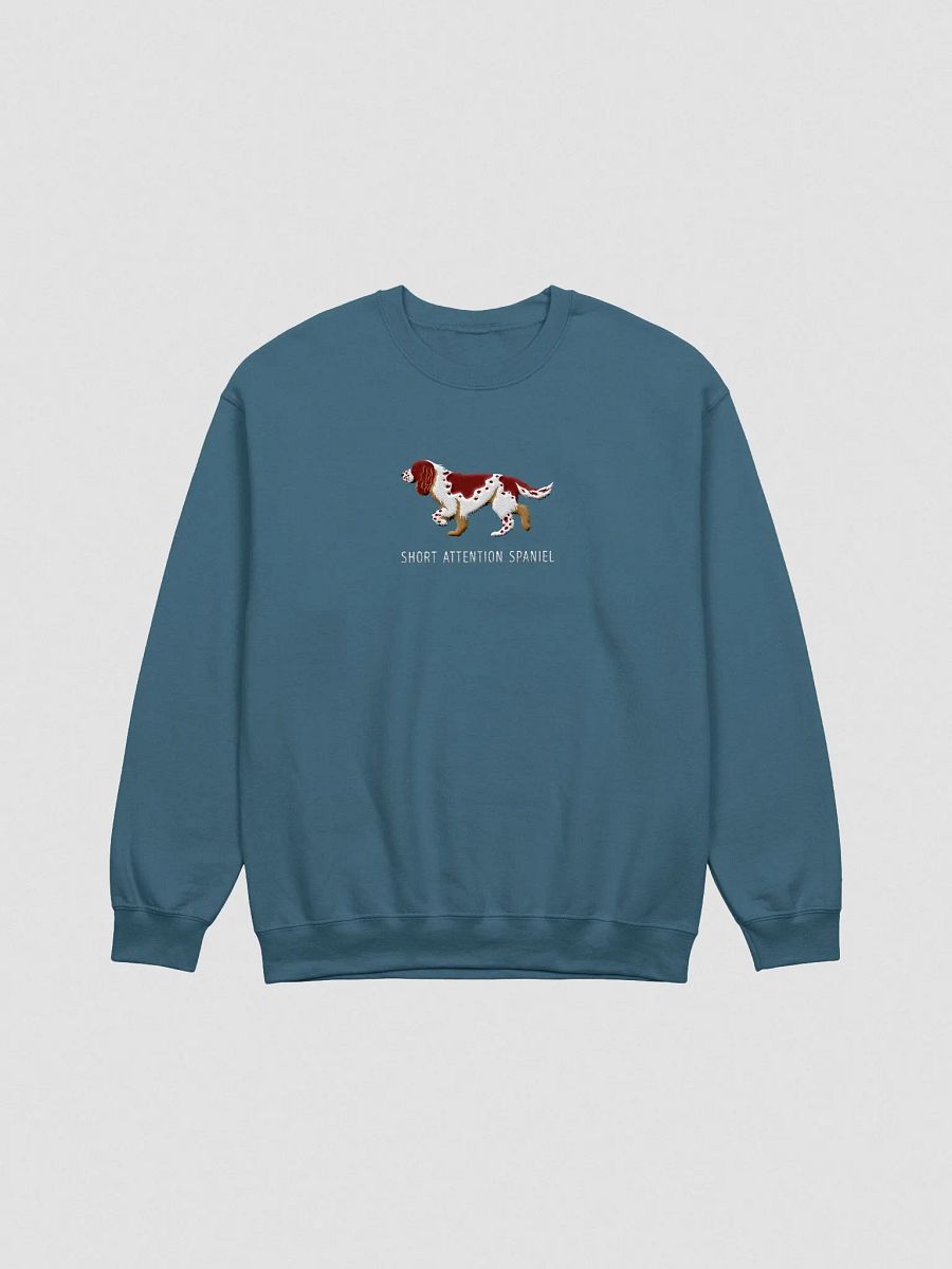 Short Attention Spaniel Sweatshirt (Embroidered) of a Springer Spaniel product image (4)
