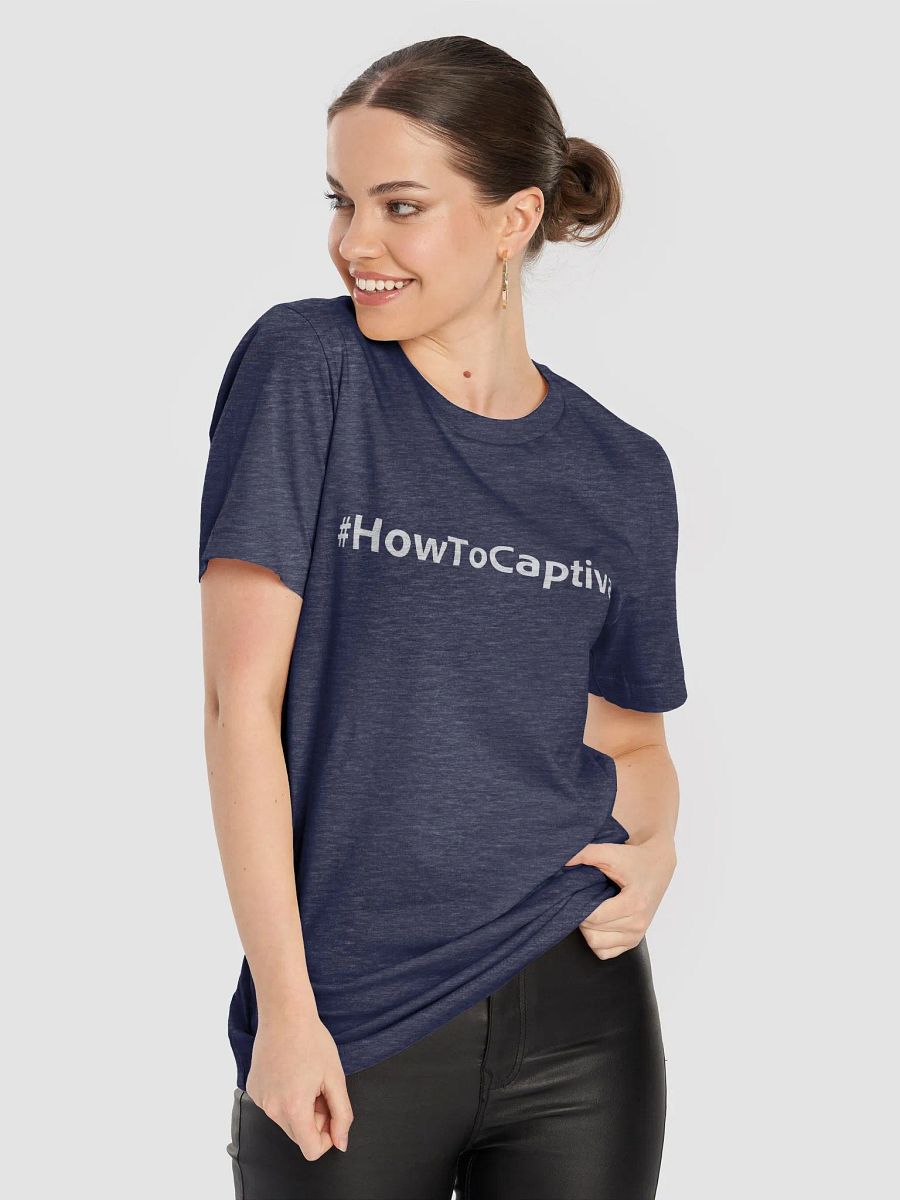 Heather Midnight Navy Bella+Canvas Supersoft T-Shirt product image (8)