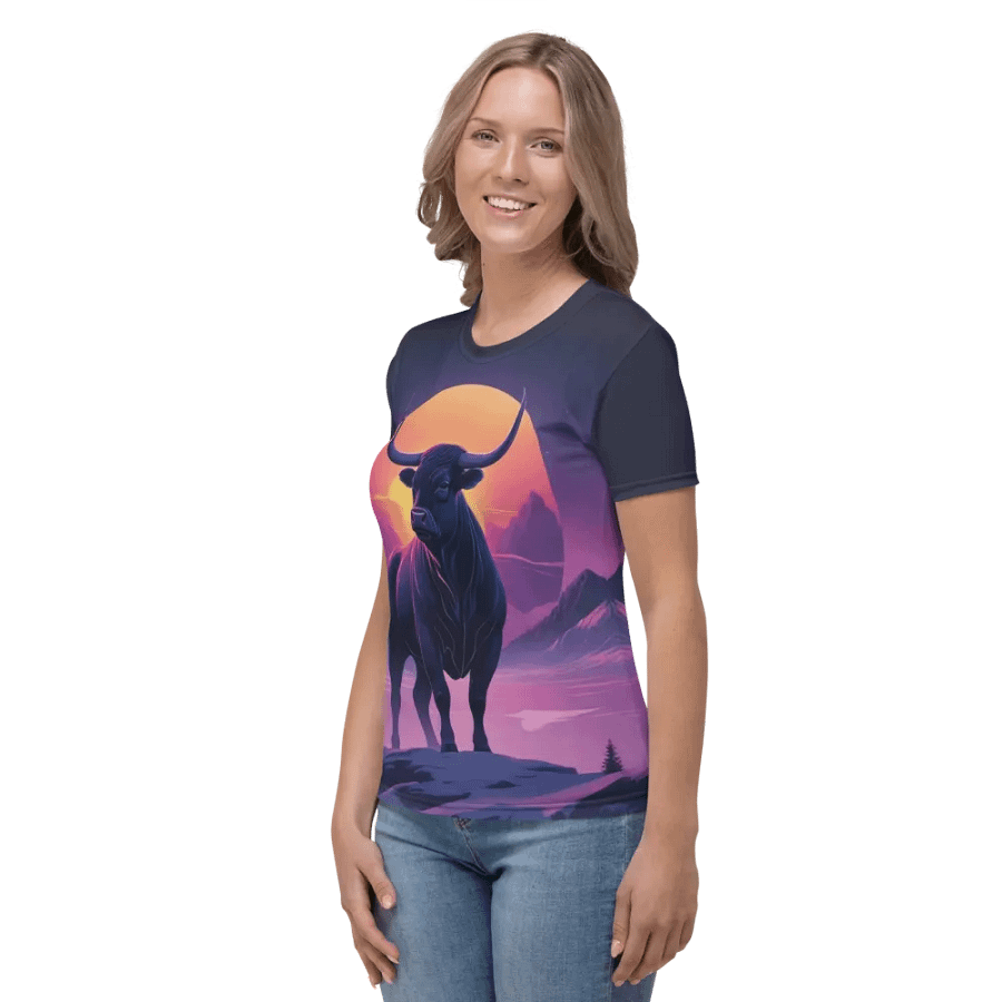 Bull All Over Print T-shirt product image (4)