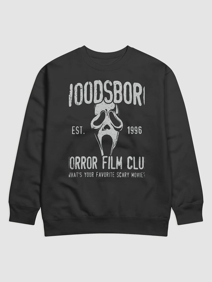 Woodsoro Horror Film Club Sweatshirt, Horror Film Club Sweatshirt, Halloween Sweatshirt product image (1)