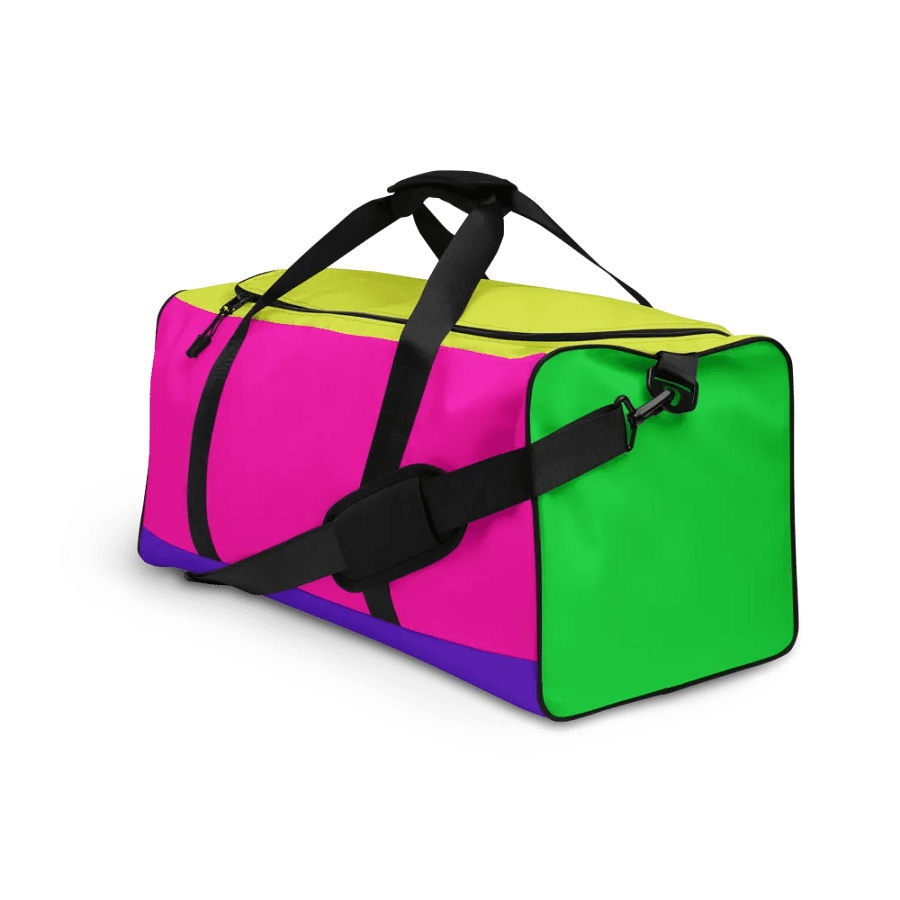 Color Block Duffle Bag product image (8)