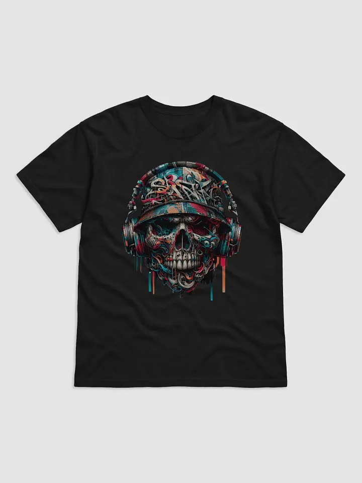 Graffiti Skull DJ T-Shirt product image (2)