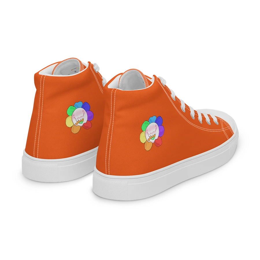 Orange and White Flower Sneakers product image (26)