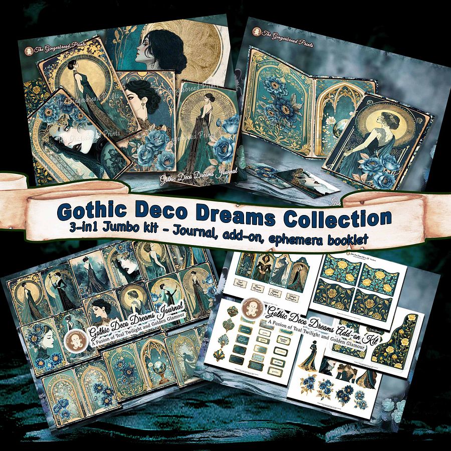 Gothic Deco Dreams 3-in-1 Jumbo Collection - Digital Download ONLY product image (3)