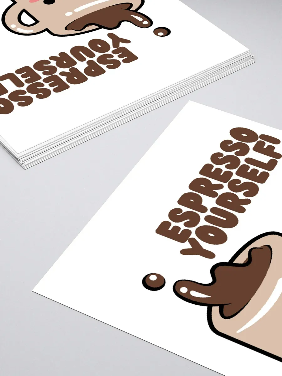 Kawaii Espresso Yourself Sticker product image (6)