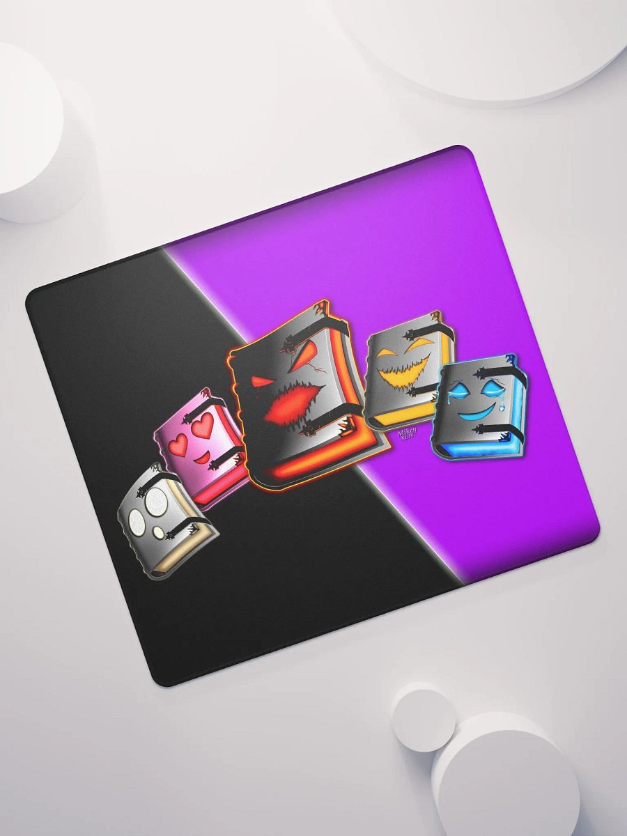 Emotionally Booked Grimoire Characters - MikeyXCIV - Mouse Pad - 18″×16″, 36″×18″ product image (7)