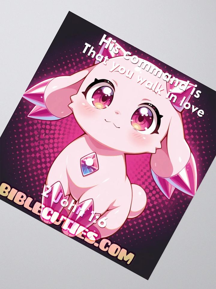 Bible Cutie Nessa - His command is that you walk in love product image (6)