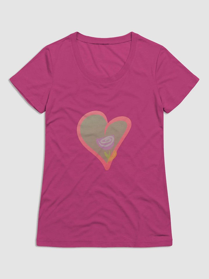 Rose in Heart T-shirt product image (5)