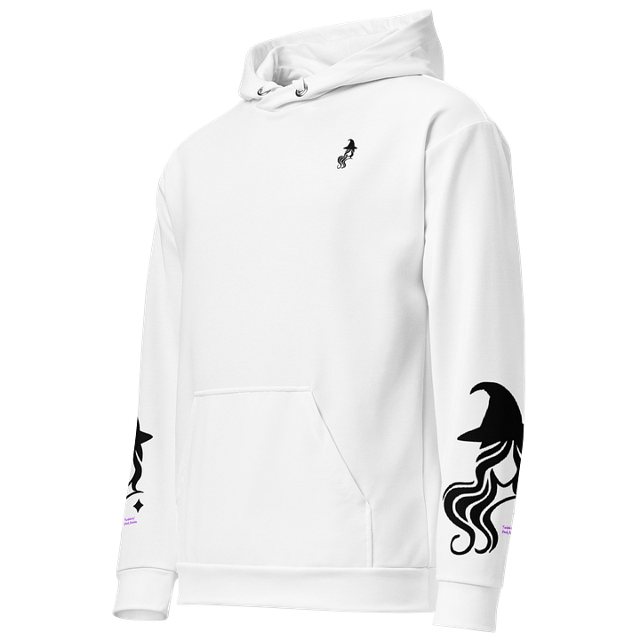 Grace Meets Grit — The White Tiger Bloom Hoodie product image (2)