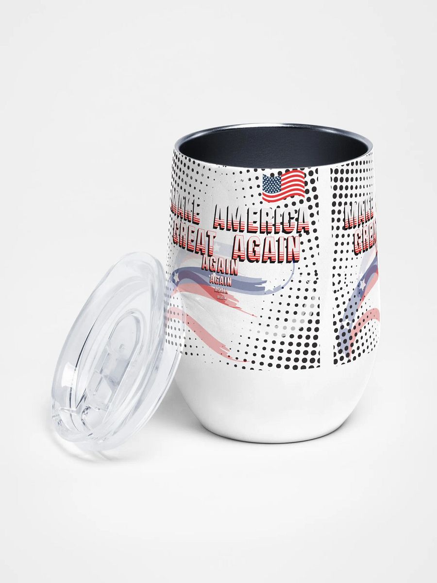 Make Americ Great again insulated Wine cooler perfect for cold or hot drinks product image (2)