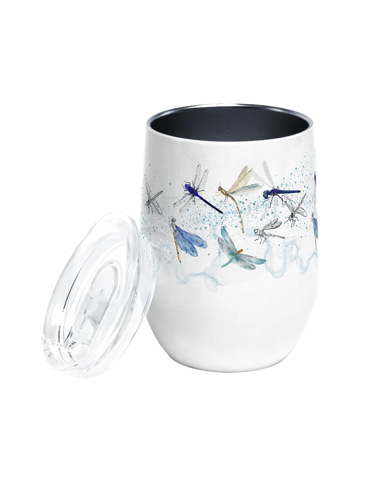 Dragonfly Dreams Wine Tumbler gift for dragonfly lovers moms ladies daughters product image (2)