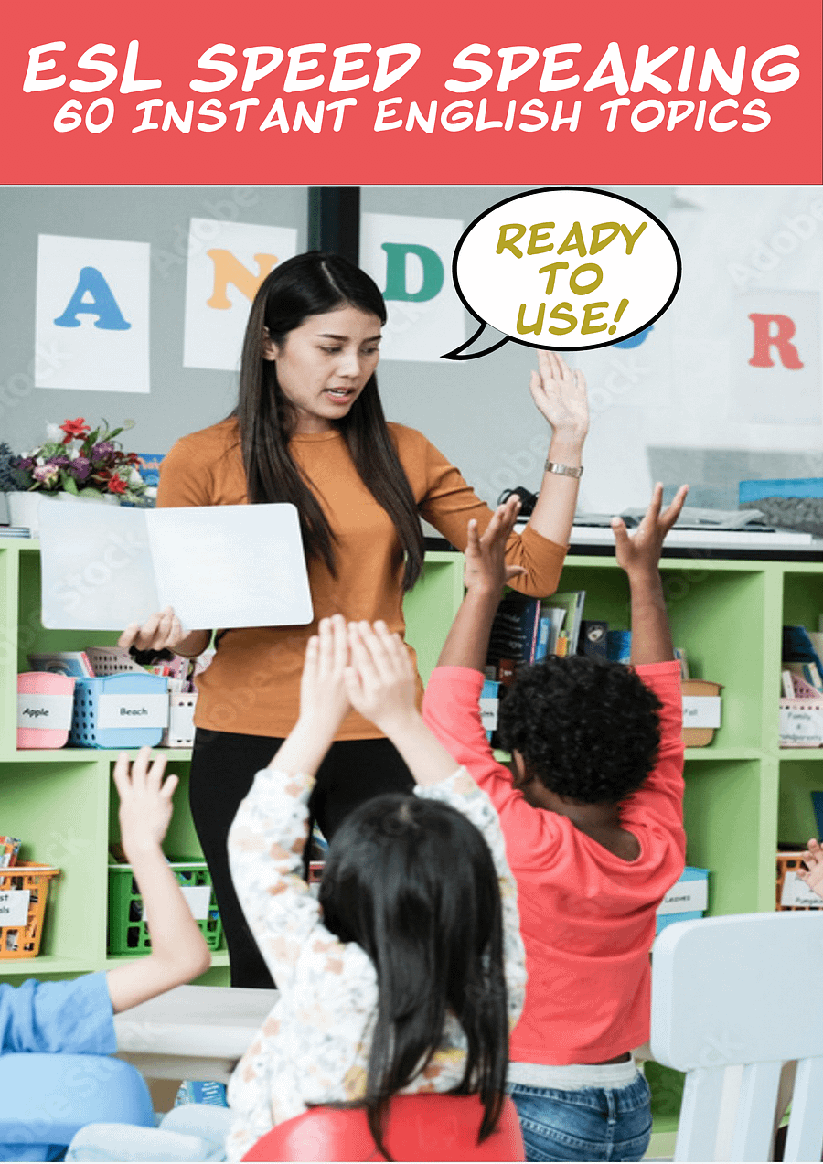 60 Instant English Speaking topics for class product image (1)