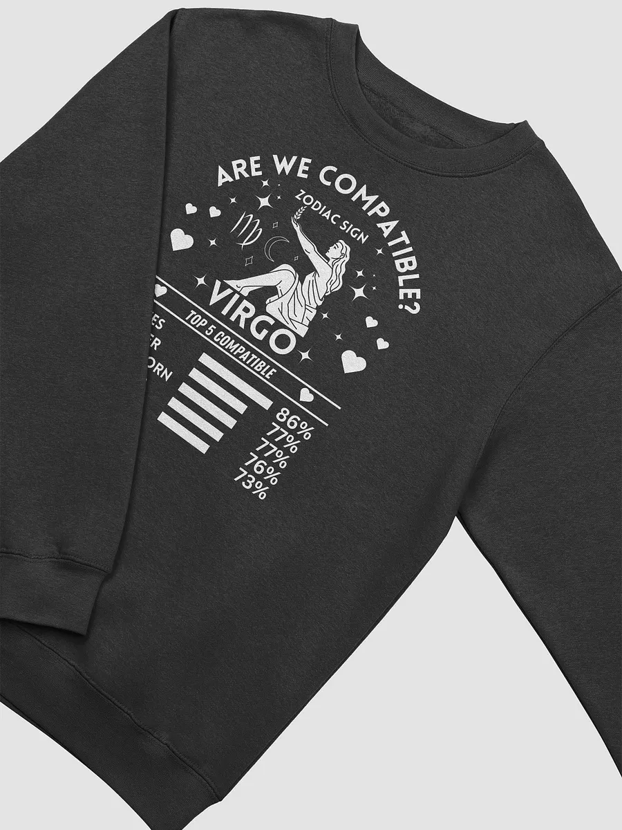 Virgo Zodiac Sign Romantic Compatibility - Lane Seven Premium Crewneck Sweatshirt product image (3)