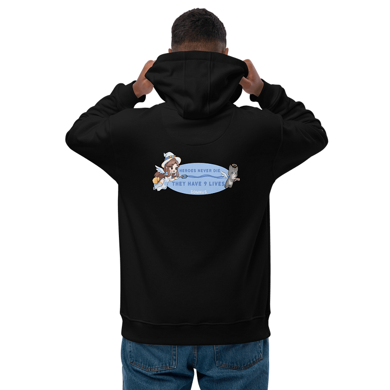 Heroes Never HEART Premium Hoodie