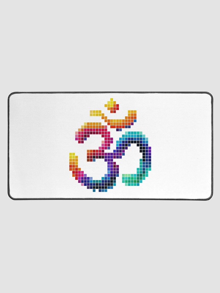 Om Pixelated Desk Mat product image (1)