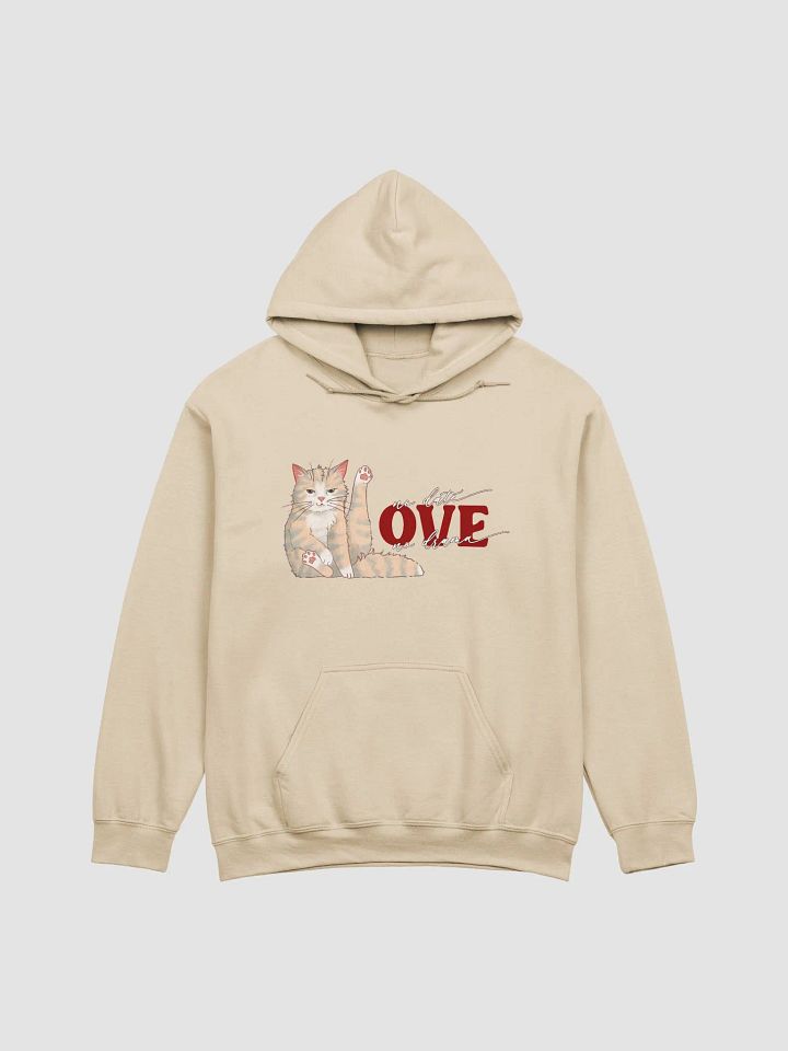 Cat Date Night -regular fit hoodie product image (2)
