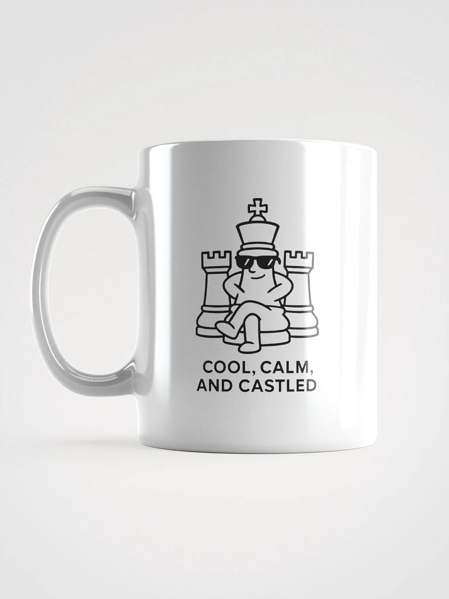 Cool, Calm, and Castled - White Glossy Mug product image (6)