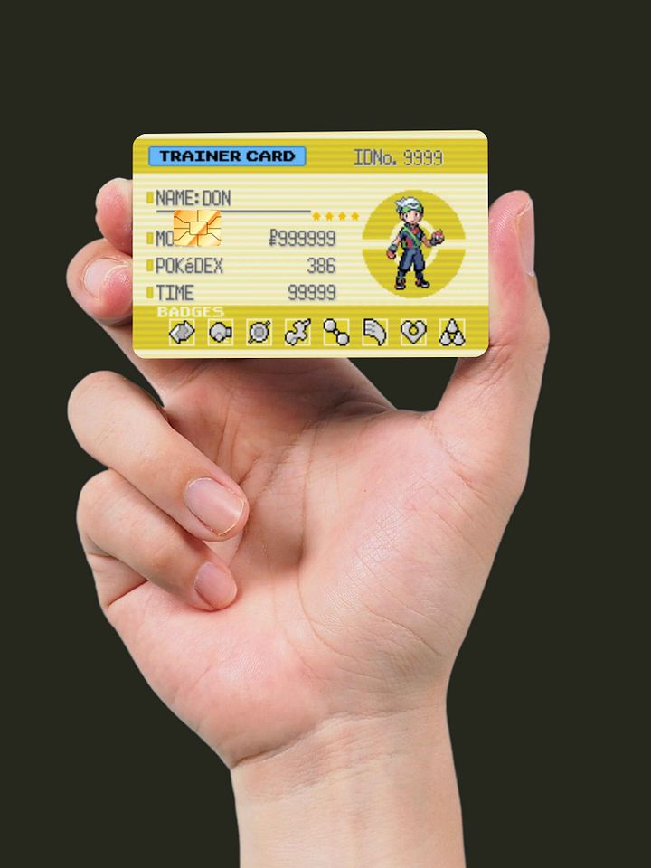 Golden Trainer Card (Holographic) product image (2)