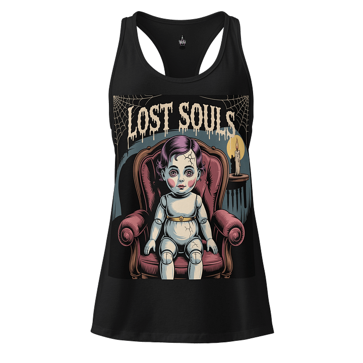 Lost Souls Women's Racerback Tank Top - Midnight Veil Designs Gothic Style product image (1)