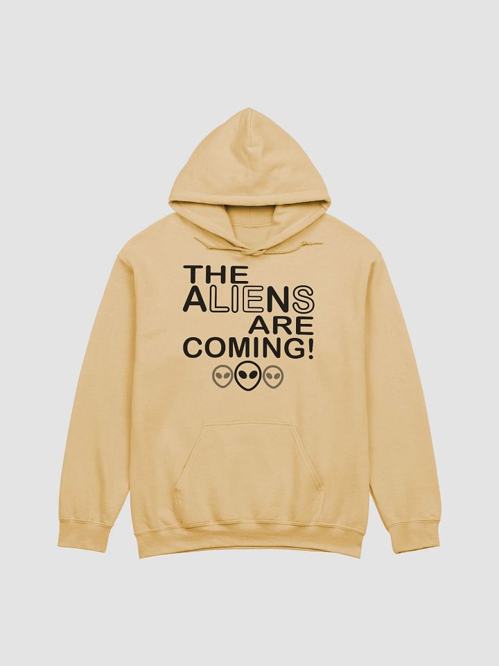 The Aliens Are Coming! - Black - Gildan Classic Hoodie product image (2)