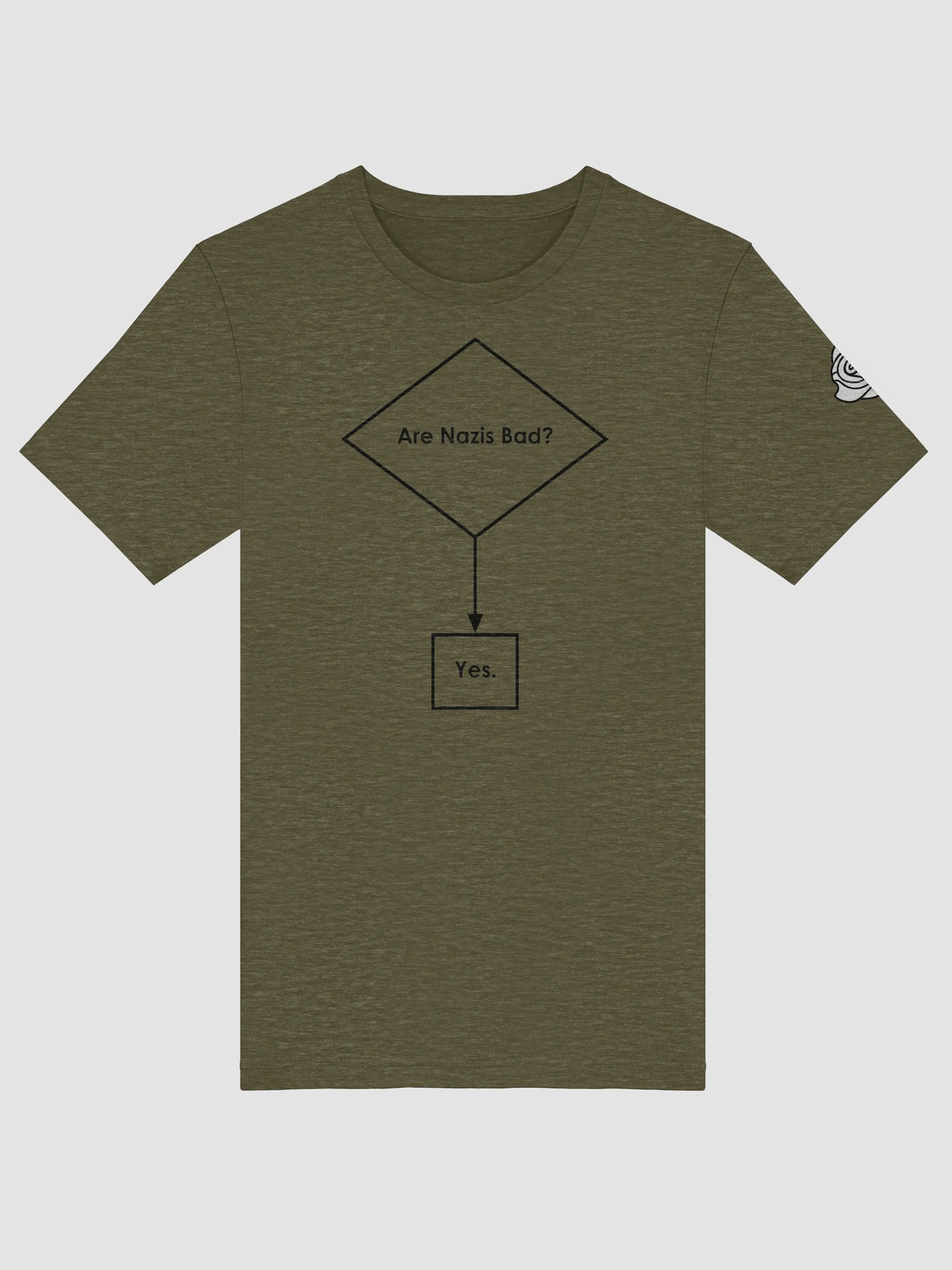 Nazis Are Bad Supersoft Tee light product image (29)