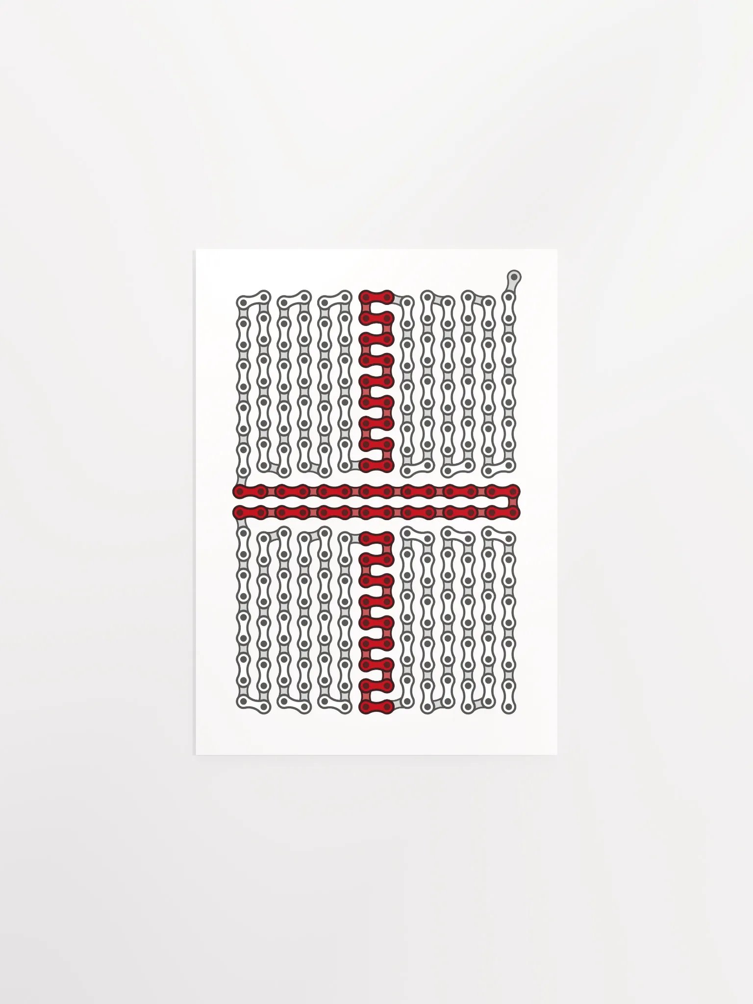 England Bike Chain Flag Poster product image (1)