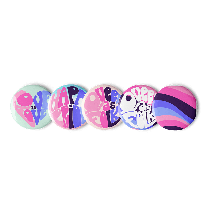 Omnisexual Pride pin badge set product image (1)