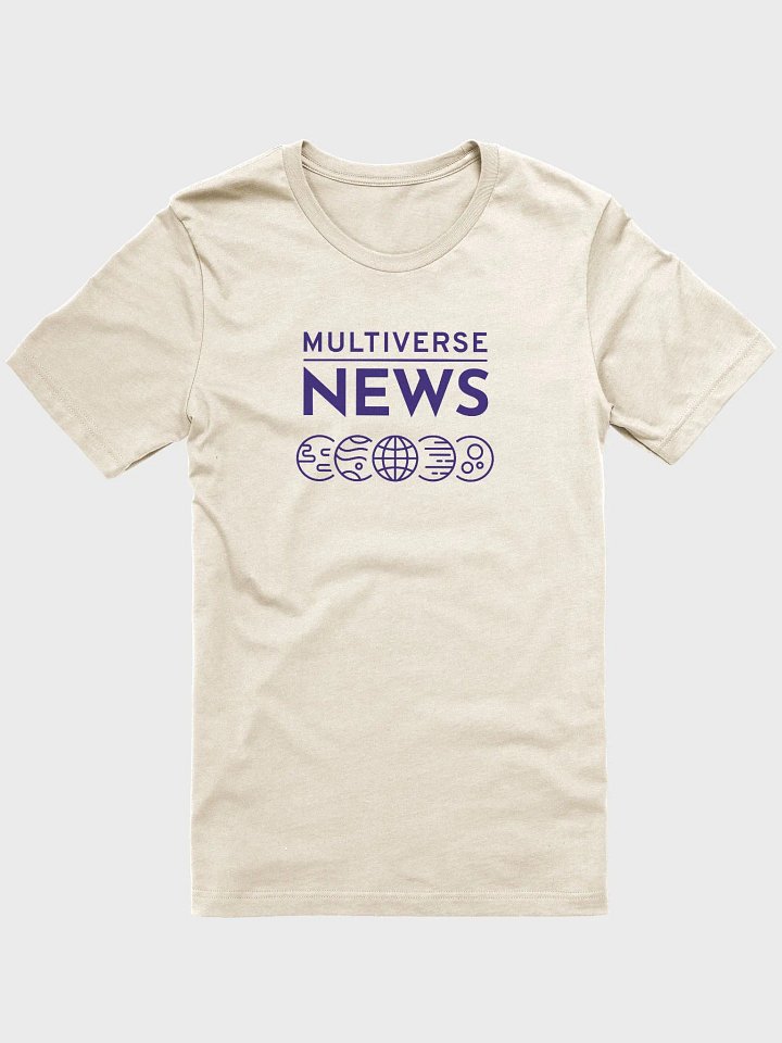 Multiverse News T-Shirt (Cream) product image (1)