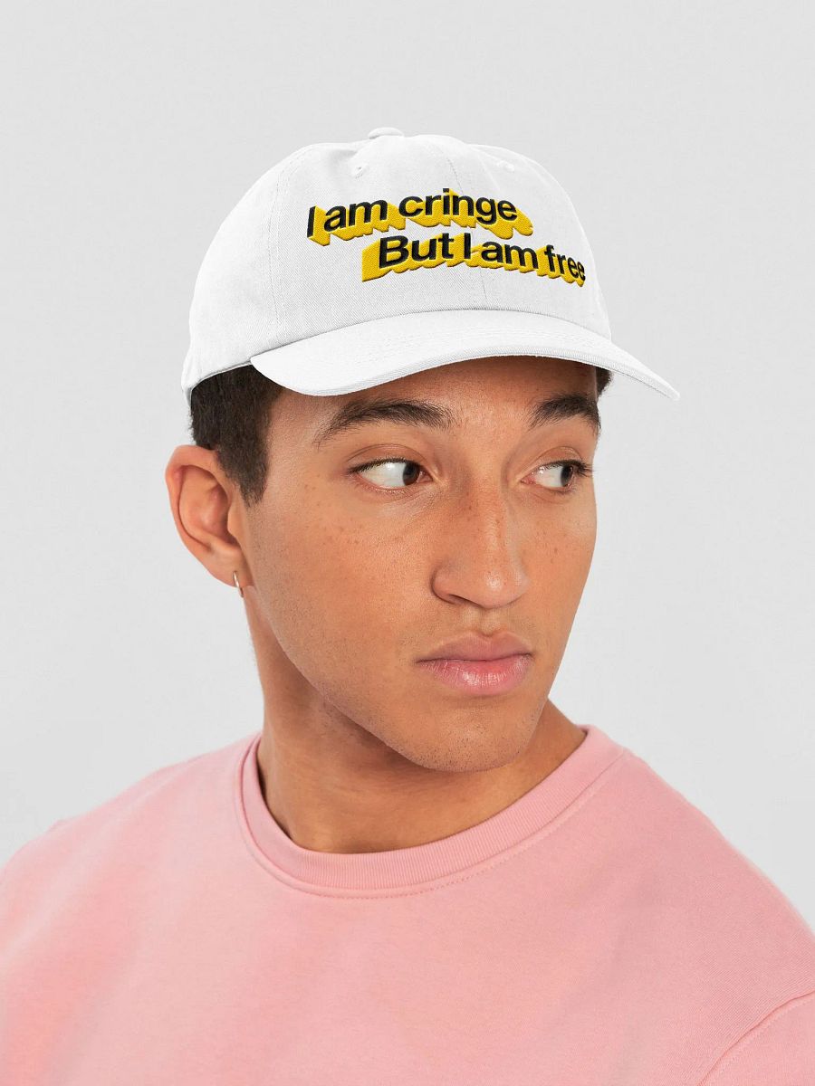 i am cringe but i am free hat (100% cotton) product image (11)