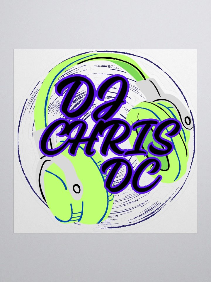 Custom Cut Vinyl Stickers With Lime Green Graphic product image (1)