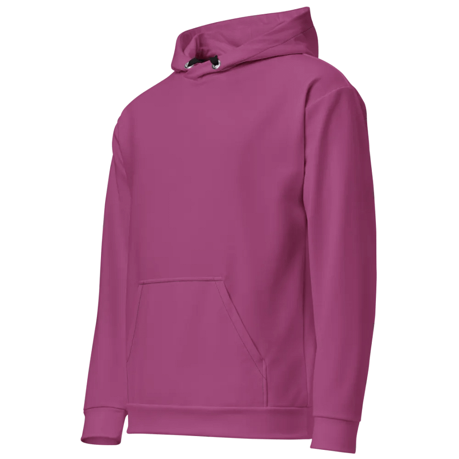 Plain Plum Purple True Summer Unisex Recycled Polyester Heavyweight Premium Hoodie by Treasure Pie product image (3)