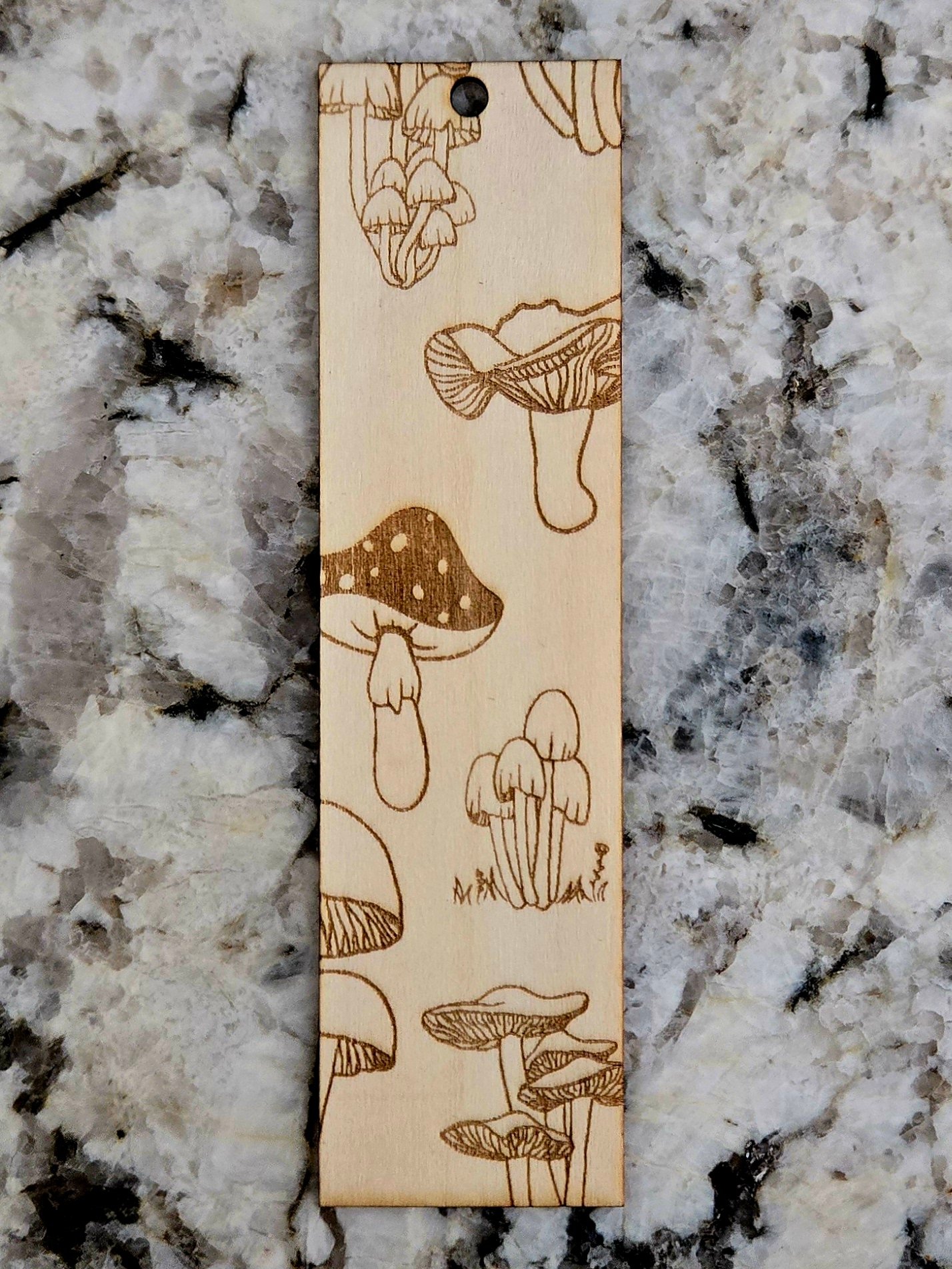 Wooden Bookmark - Mushrooms product image (3)