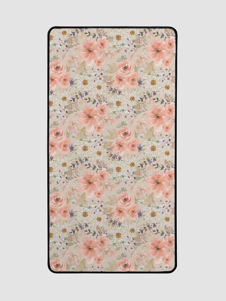 Orange Flowers Desk Mat product image (2)