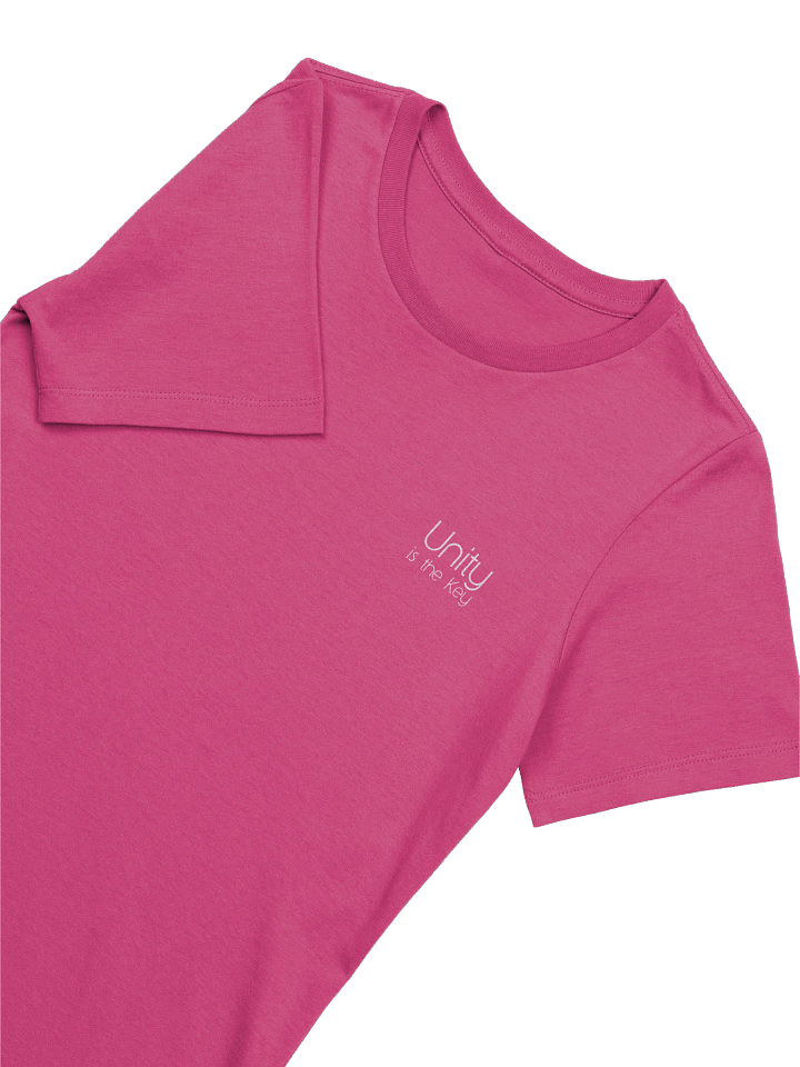 T-shirt Femme UNITY IS THE KEY sigle Blanc product image (8)